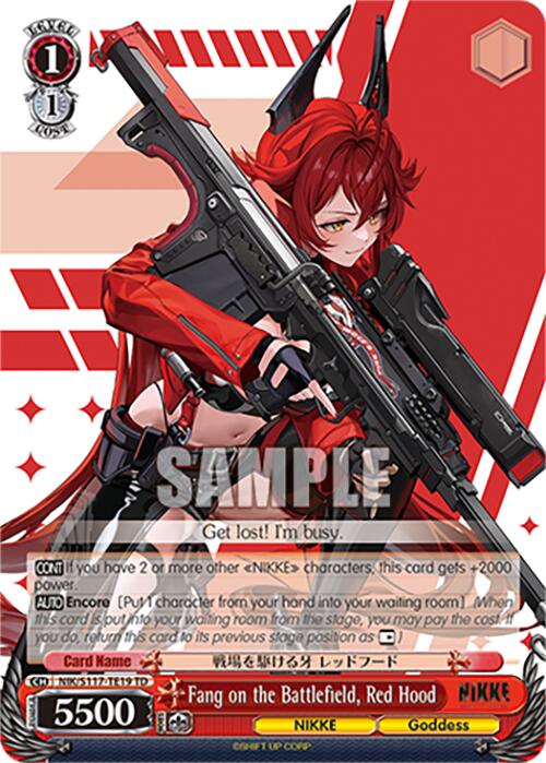 Fang on the Battlefield, Red Hood(NIK/S117-TE19 TD) [GODDESS OF VICTORY: NIKKE] | Cracking-Singles