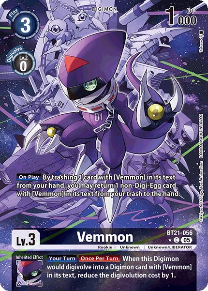 Vemmon [BT21-056] (Alternate Art) [World Convergence] | Cracking-Singles