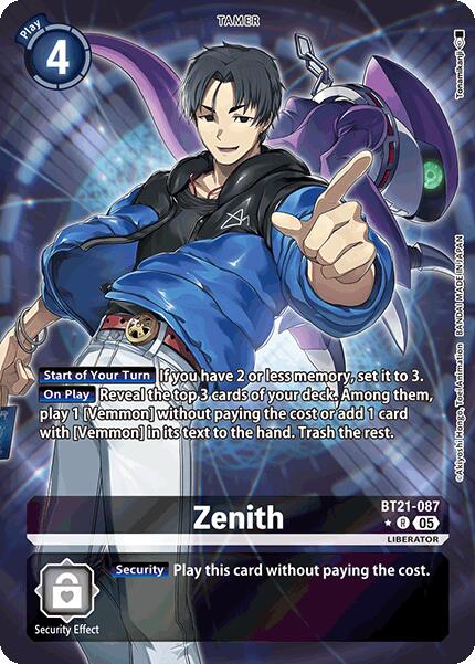 Zenith [BT21-087] (Alternate Art) [World Convergence] | Cracking-Singles