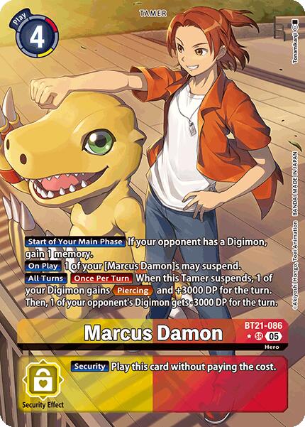 Marcus Damon [BT21-086] (Alternate Art) [World Convergence] | Cracking-Singles
