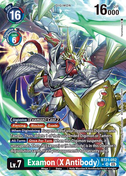 Examon [BT21-052] (X Antibody) (Alternate Art) [World Convergence] | Cracking-Singles