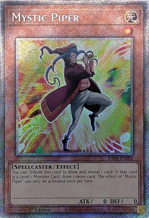 Mystic Piper [RA04-EN005] Platinum Secret Rare | Cracking-Singles
