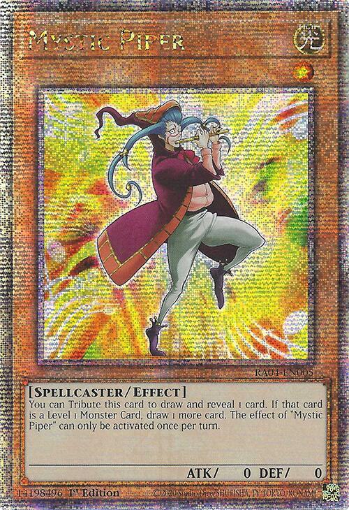 Mystic Piper [RA04-EN005] Quarter Century Secret Rare | Cracking-Singles