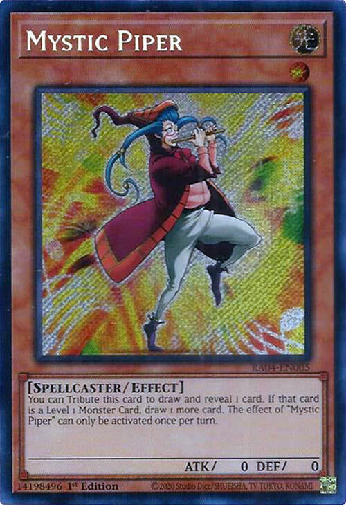 Mystic Piper [RA04-EN005] Secret Rare | Cracking-Singles