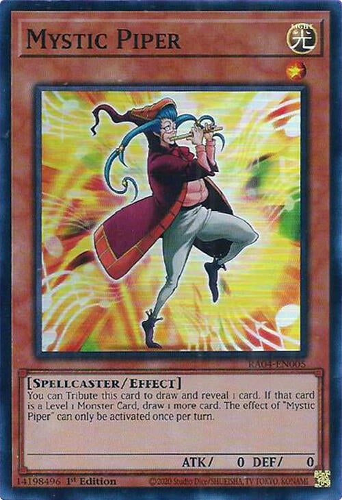 Mystic Piper [RA04-EN005] Super Rare | Cracking-Singles