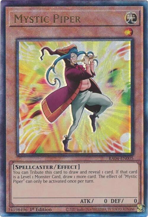 Mystic Piper [RA04-EN005] Prismatic Ultimate Rare | Cracking-Singles