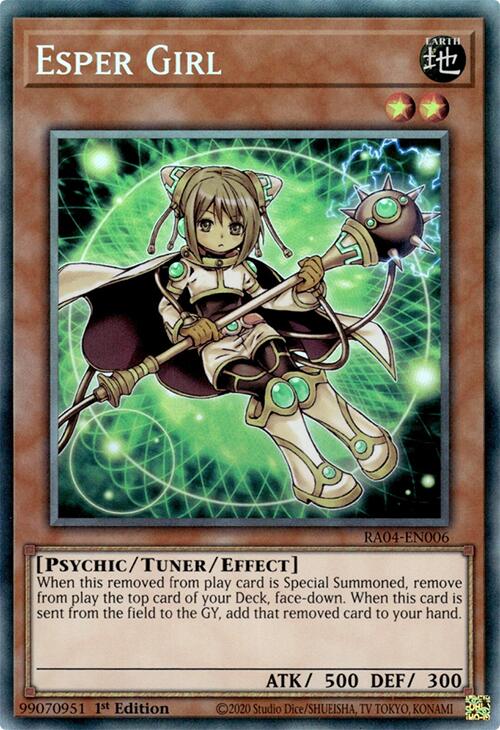 Esper Girl [RA04-EN006] Prismatic Collector's Rare | Cracking-Singles