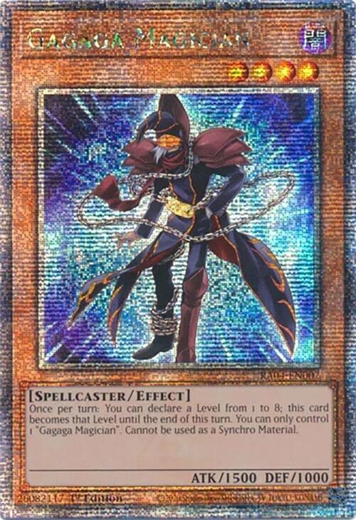 Gagaga Magician [RA04-EN007] Quarter Century Secret Rare | Cracking-Singles