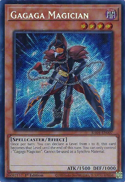 Gagaga Magician [RA04-EN007] Secret Rare | Cracking-Singles