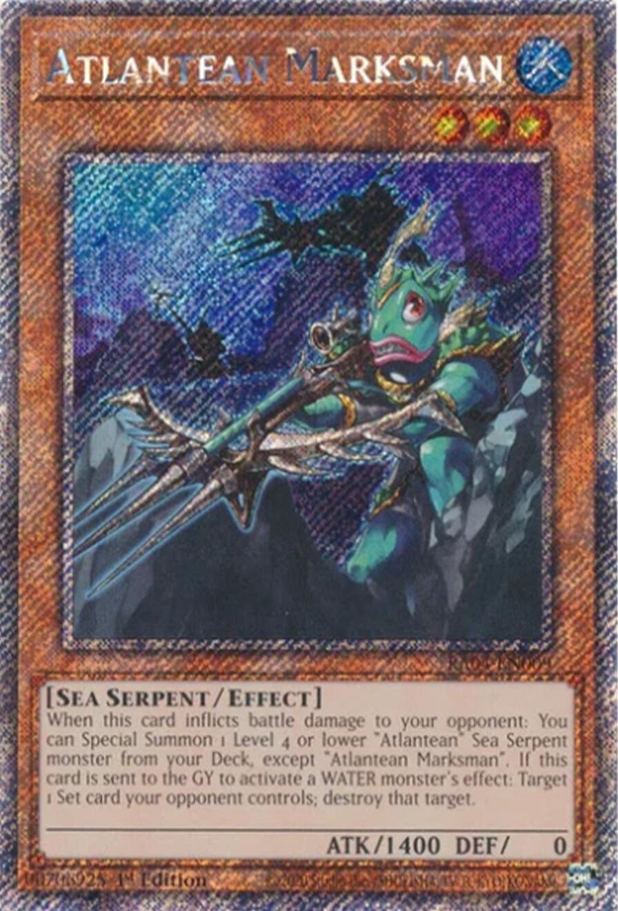 Atlantean Marksman [RA04-EN009] Platinum Secret Rare | Cracking-Singles