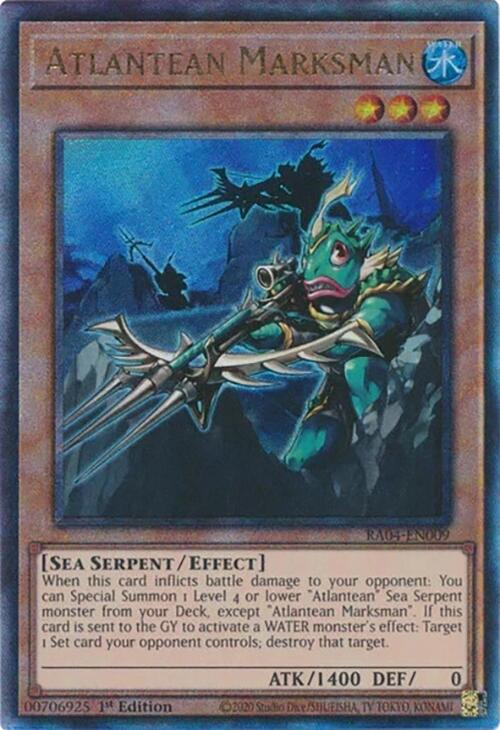 Atlantean Marksman [RA04-EN009] Prismatic Ultimate Rare | Cracking-Singles