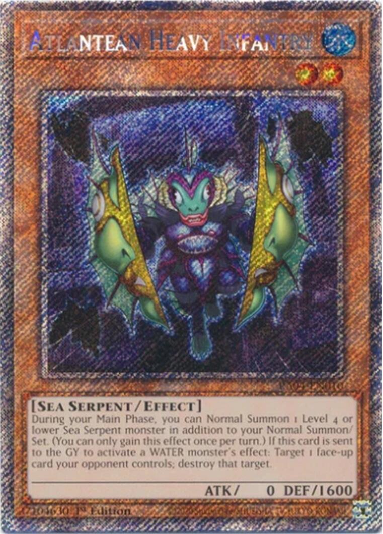Atlantean Heavy Infantry [RA04-EN010] Platinum Secret Rare | Cracking-Singles