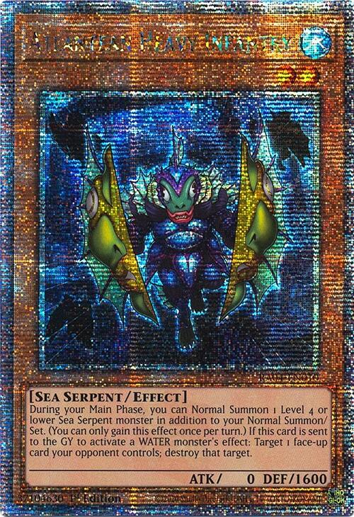 Atlantean Heavy Infantry [RA04-EN010] Quarter Century Secret Rare | Cracking-Singles