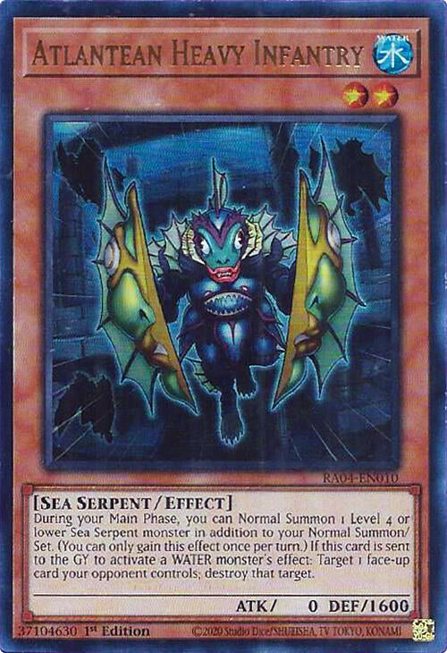 Atlantean Heavy Infantry [RA04-EN010] Ultra Rare | Cracking-Singles