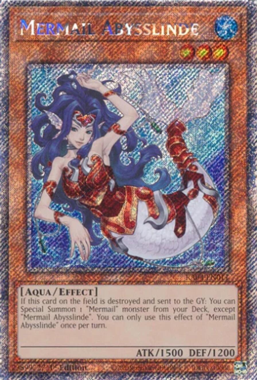Mermail Abysslinde [RA04-EN011] Platinum Secret Rare | Cracking-Singles