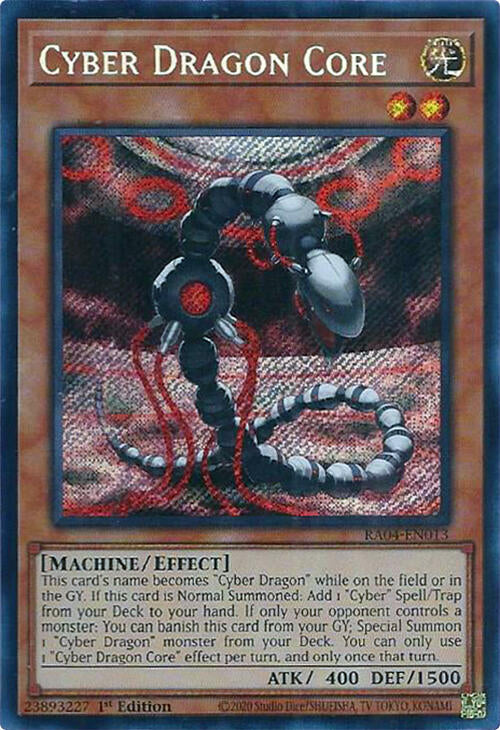 Cyber Dragon Core [RA04-EN013] Secret Rare | Cracking-Singles