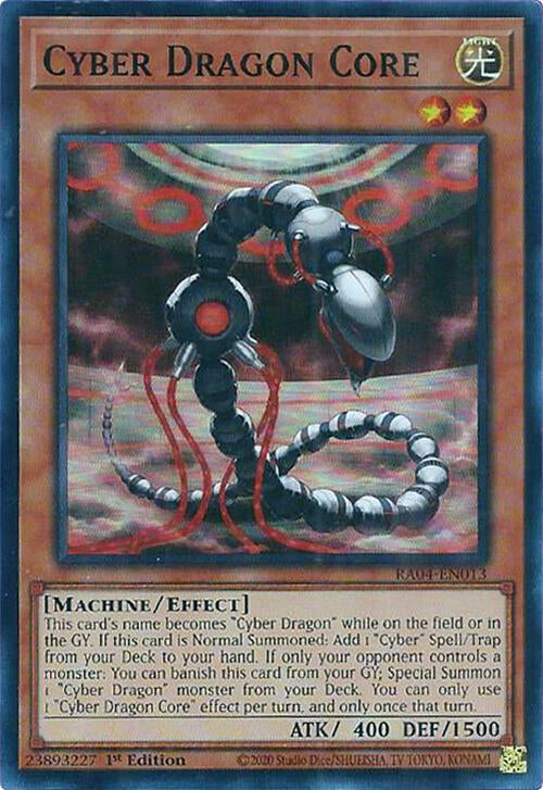 Cyber Dragon Core [RA04-EN013] Super Rare | Cracking-Singles
