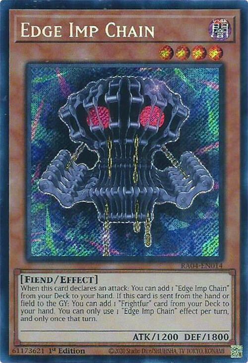 Edge Imp Chain [RA04-EN014] Secret Rare | Cracking-Singles