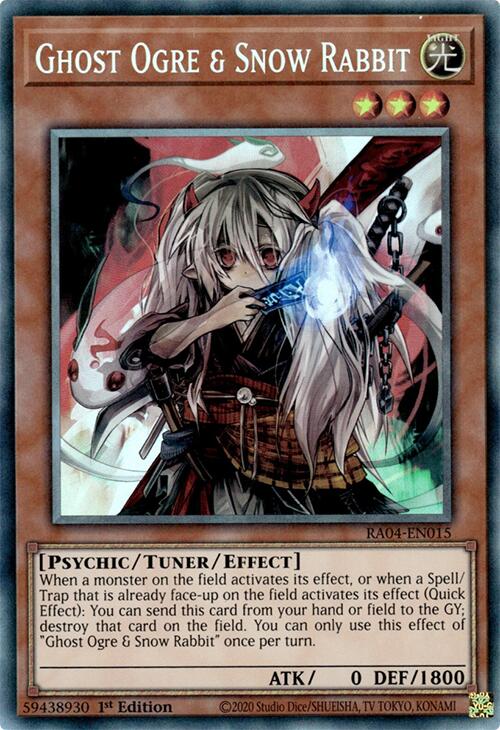Ghost Ogre & Snow Rabbit [RA04-EN015] Prismatic Collector's Rare | Cracking-Singles