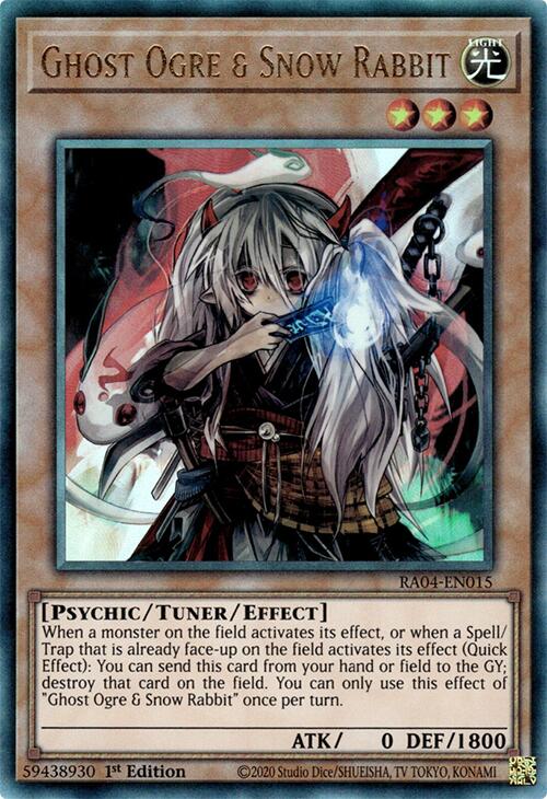 Ghost Ogre & Snow Rabbit [RA04-EN015] Prismatic Ultimate Rare | Cracking-Singles