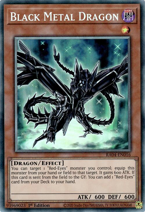 Black Metal Dragon [RA04-EN016] Prismatic Collector's Rare | Cracking-Singles
