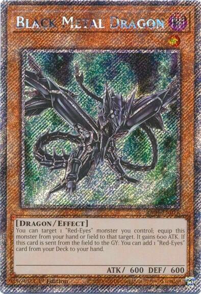 Black Metal Dragon [RA04-EN016] Platinum Secret Rare | Cracking-Singles