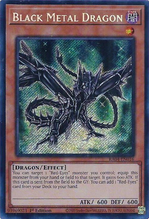 Black Metal Dragon [RA04-EN016] Secret Rare | Cracking-Singles