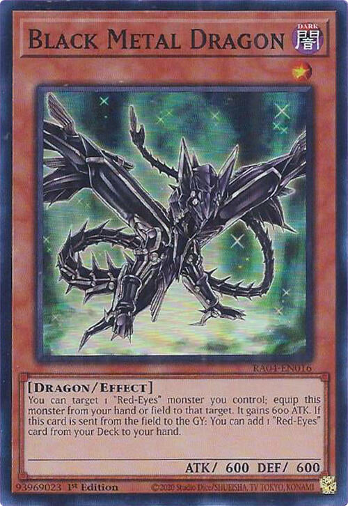 Black Metal Dragon [RA04-EN016] Super Rare | Cracking-Singles