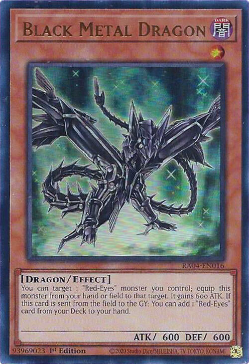 Black Metal Dragon [RA04-EN016] Ultra Rare | Cracking-Singles