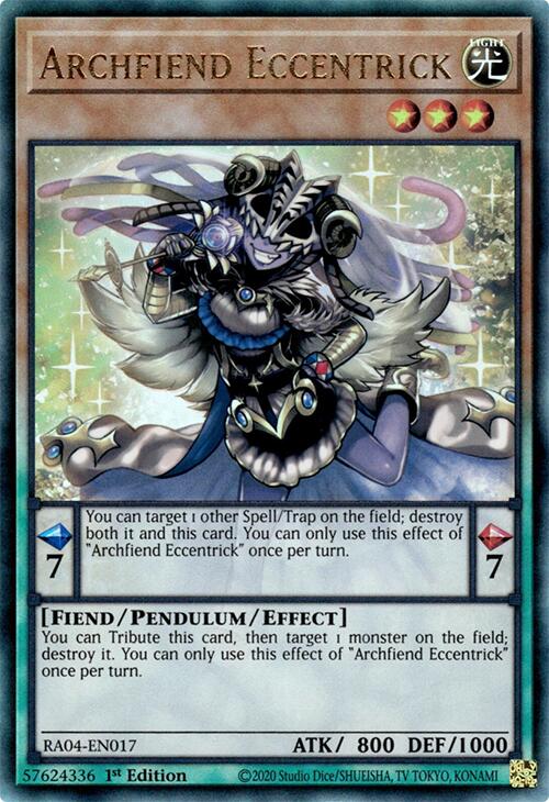 Archfiend Eccentrick [RA04-EN017] Prismatic Ultimate Rare | Cracking-Singles