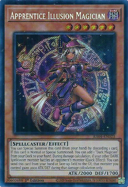 Apprentice Illusion Magician [RA04-EN023] Secret Rare | Cracking-Singles