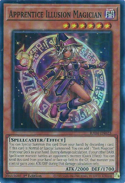 Apprentice Illusion Magician [RA04-EN023] Super Rare | Cracking-Singles