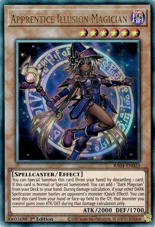 Apprentice Illusion Magician [RA04-EN023] Prismatic Ultimate Rare | Cracking-Singles