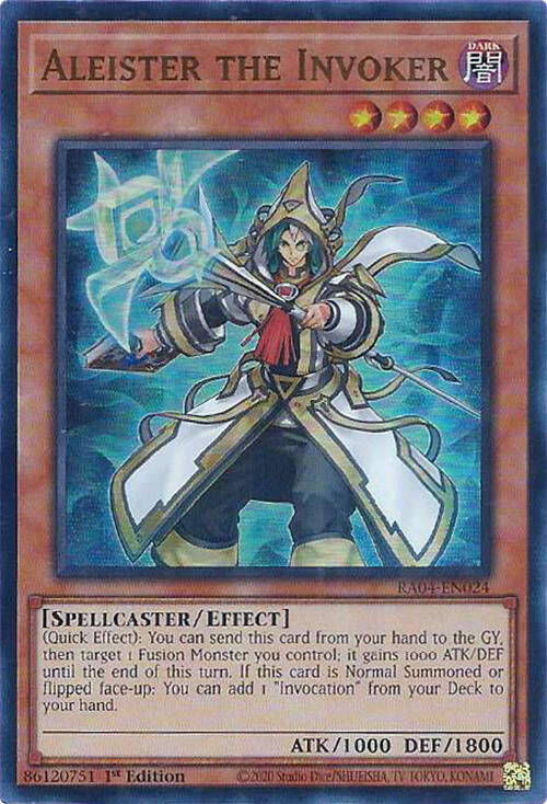 Aleister the Invoker (Alternate Art) [RA04-EN024] Ultra Rare | Cracking-Singles