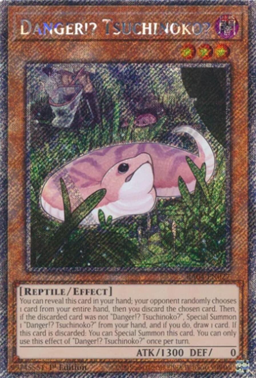 Danger!? Tsuchinoko? [RA04-EN027] Platinum Secret Rare | Cracking-Singles