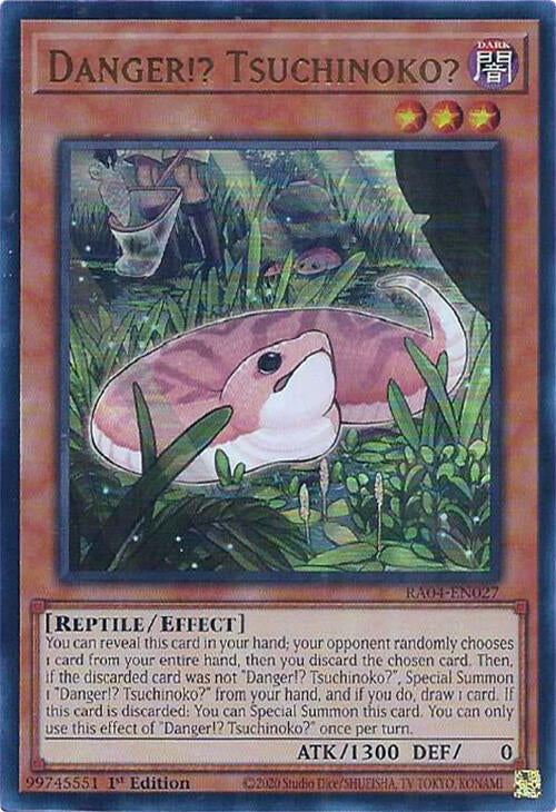 Danger!? Tsuchinoko? [RA04-EN027] Ultra Rare | Cracking-Singles