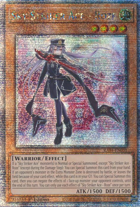 Sky Striker Ace - Roze [RA04-EN031] Quarter Century Secret Rare | Cracking-Singles