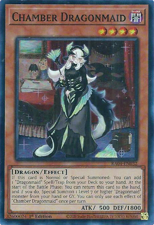 Chamber Dragonmaid [RA04-EN032] Super Rare | Cracking-Singles