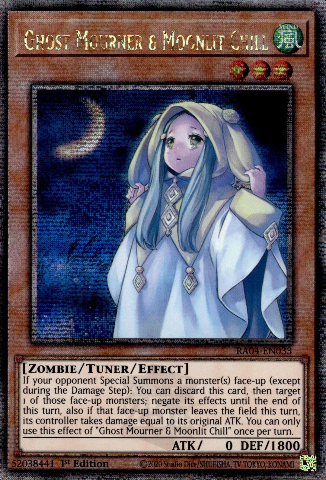 Ghost Mourner & Moonlit Chill [RA04-EN033] Quarter Century Secret Rare | Cracking-Singles