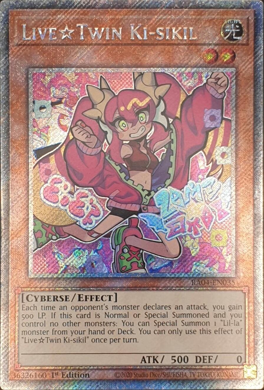 LiveTwin Ki-sikil [RA04-EN035] Platinum Secret Rare | Cracking-Singles