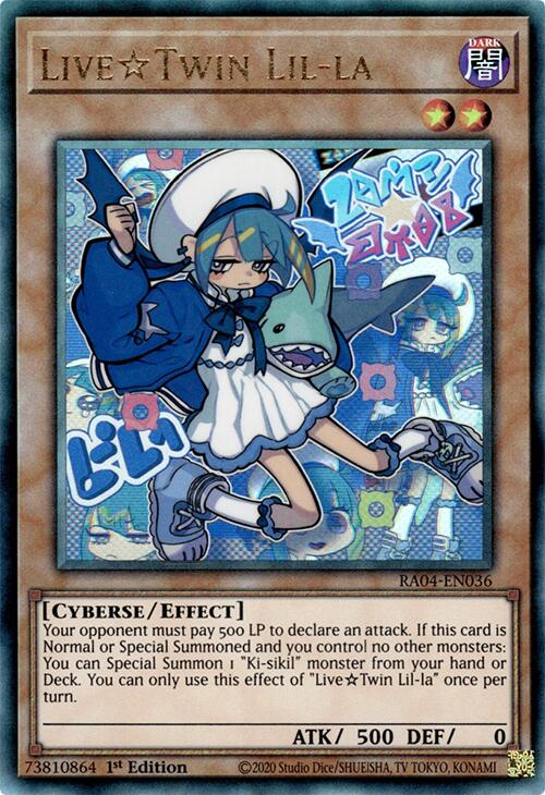 LiveTwin Lil-la [RA04-EN036] Prismatic Ultimate Rare | Cracking-Singles