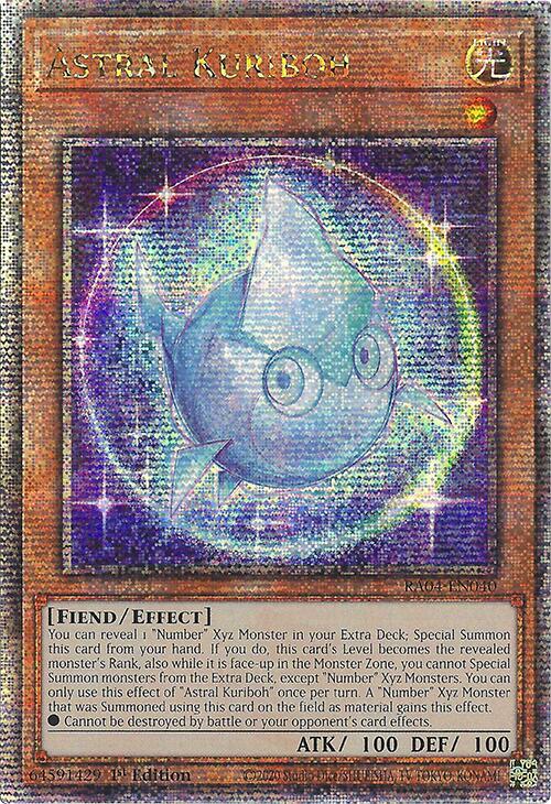 Astral Kuriboh [RA04-EN040] Quarter Century Secret Rare | Cracking-Singles