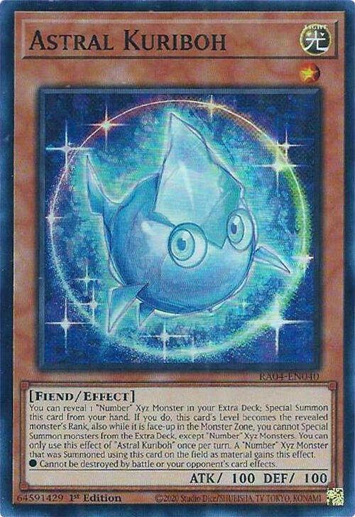 Astral Kuriboh [RA04-EN040] Super Rare | Cracking-Singles