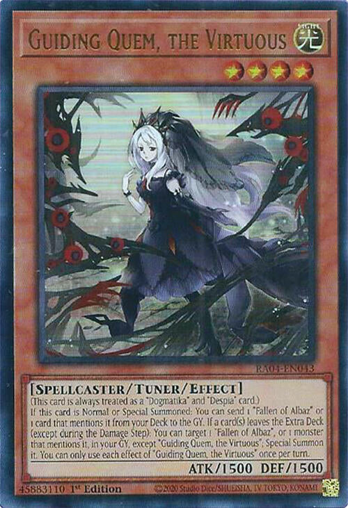 Guiding Quem, the Virtuous [RA04-EN043] Ultra Rare | Cracking-Singles
