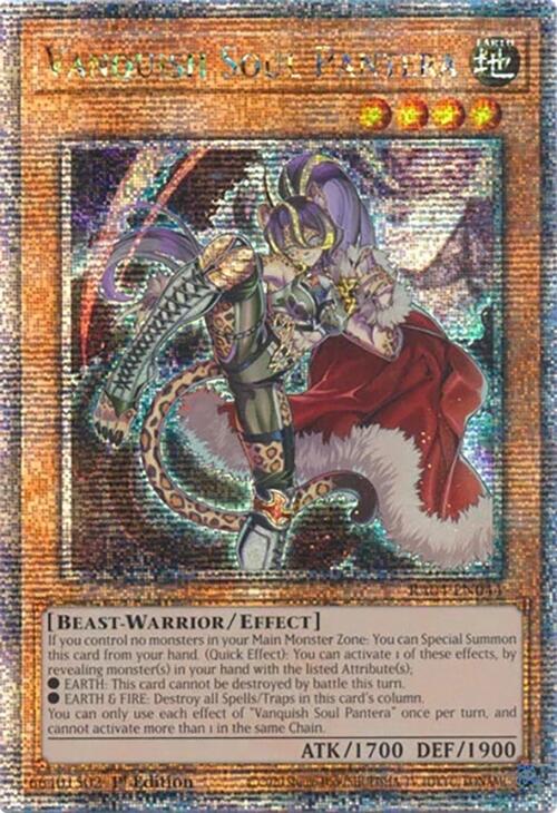 Vanquish Soul Pantera [RA04-EN044] Quarter Century Secret Rare | Cracking-Singles