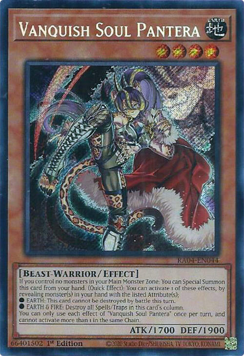 Vanquish Soul Pantera [RA04-EN044] Secret Rare | Cracking-Singles