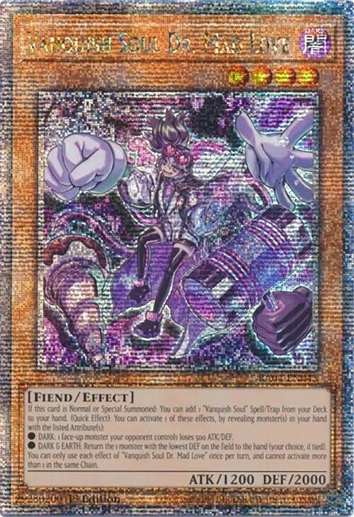 Vanquish Soul Dr. Mad Love [RA04-EN045] Quarter Century Secret Rare | Cracking-Singles