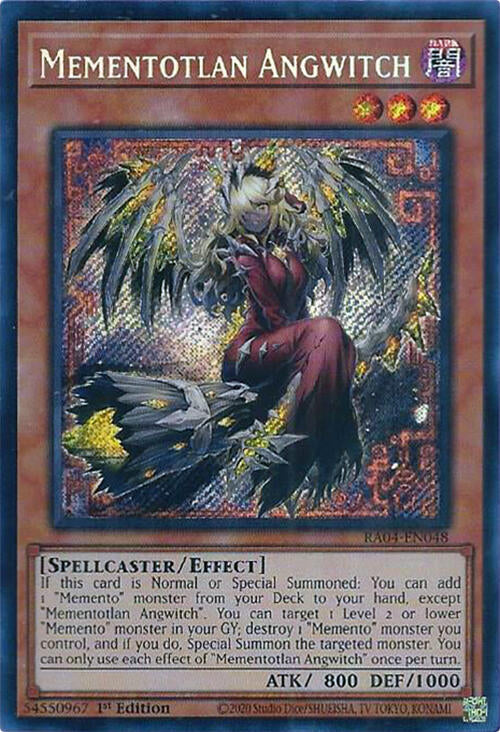 Mementotlan Angwitch [RA04-EN048] Secret Rare | Cracking-Singles