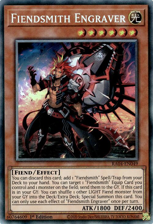 Fiendsmith Engraver [RA04-EN049] Prismatic Collector's Rare | Cracking-Singles
