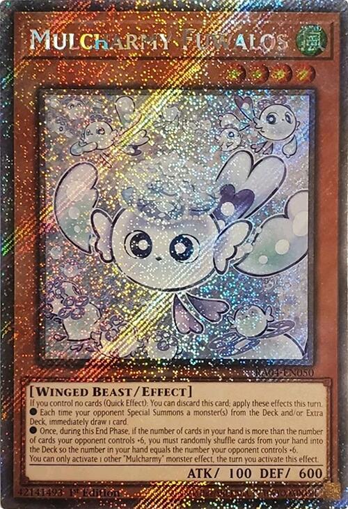 Mulcharmy Fuwalos [RA04-EN050] Platinum Secret Rare | Cracking-Singles
